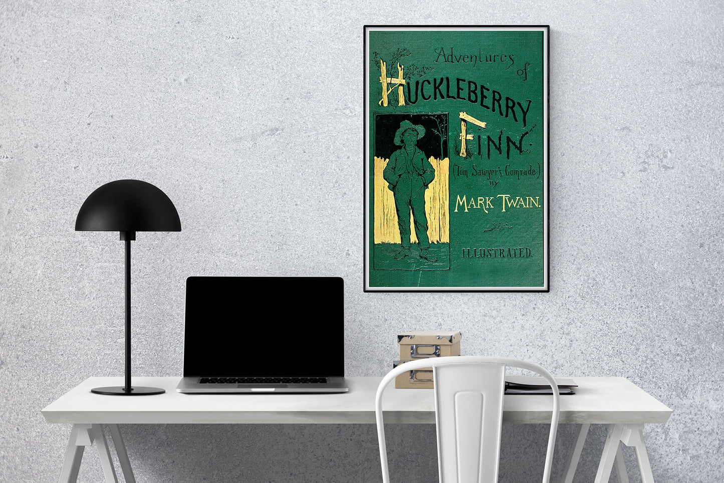 Huckleberry Finn Vintage Art Print