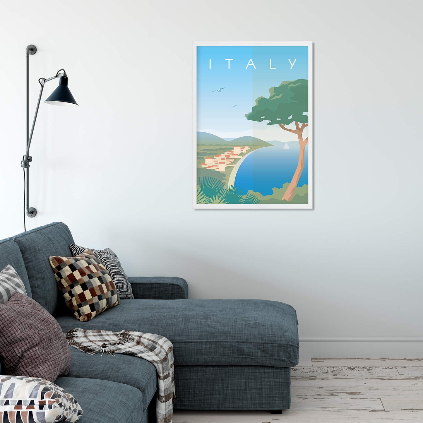 Coastal Italy Art Print