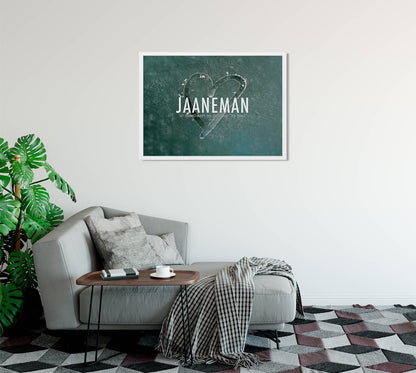 Jaaneman Beautiful Word Art Print