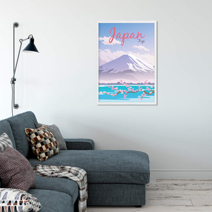 Mount Fuji Japan Travel Art Print