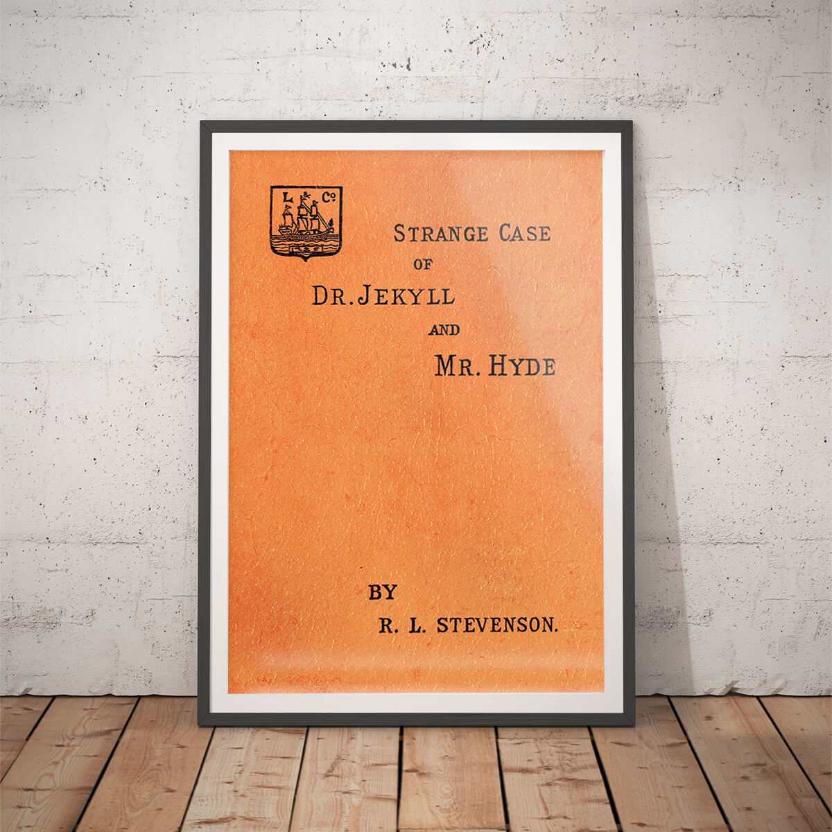 Dr. Jekyll and Mr. Hyde Vintage Art Print