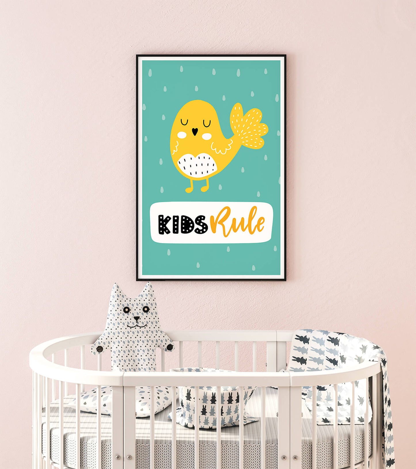 Playful Chic Scandi Nursery Art Print