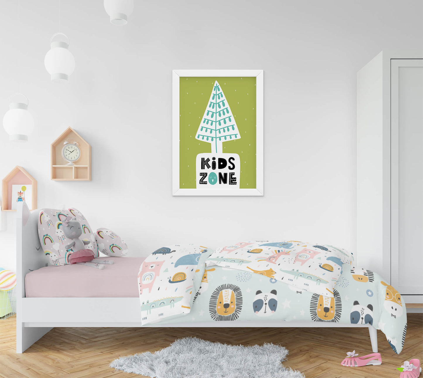 Scandinavian Tree Nursery Serenity Art Print