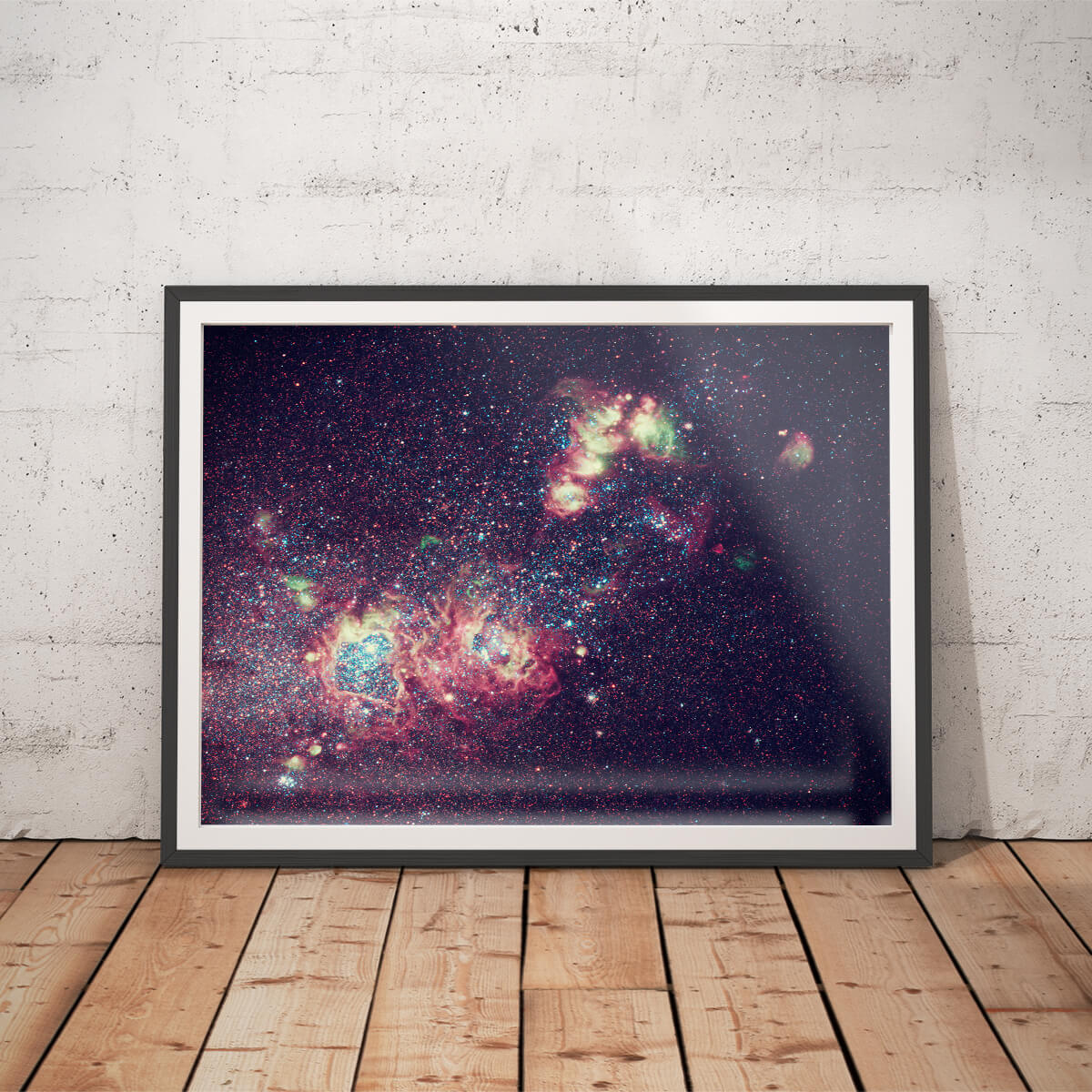 Mystic Mountain Universe Art Print