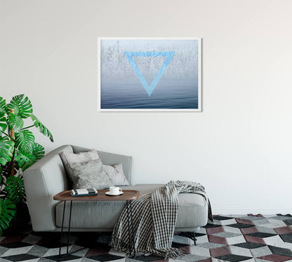 Scandinavian Blue Harmony - Art Print