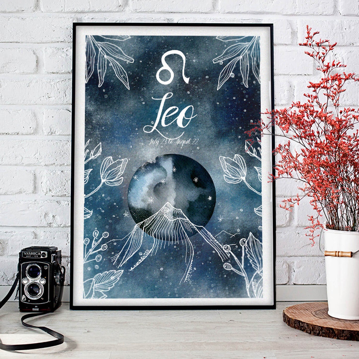 Leo Celestial Art Print