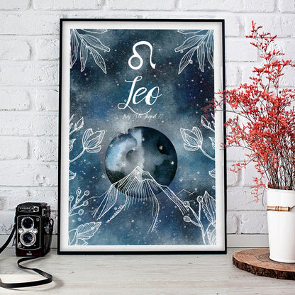 Leo Celestial Art Print