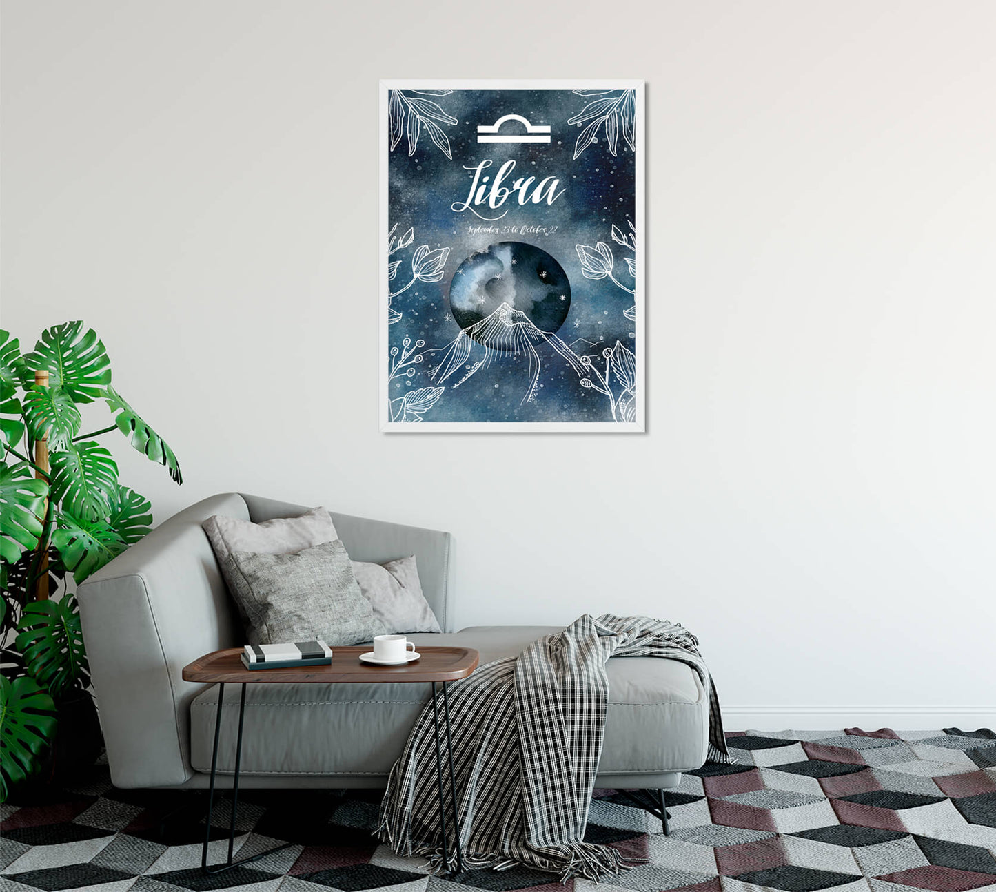 Libra Celestial Art Print