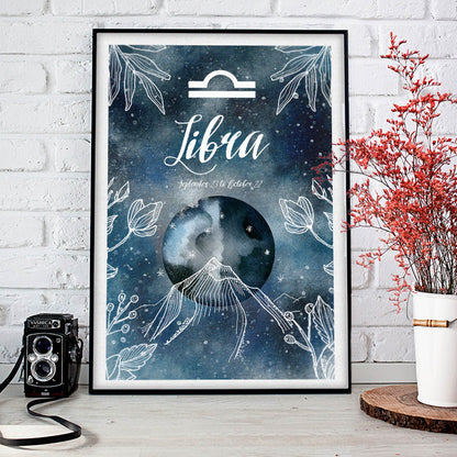 Libra Celestial Art Print