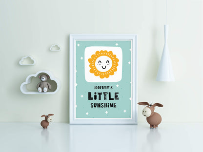 Sunbeam Smile Nursery Art Print