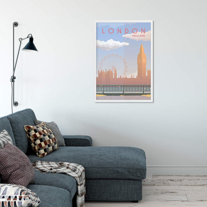 London Skyline Travel Art Print