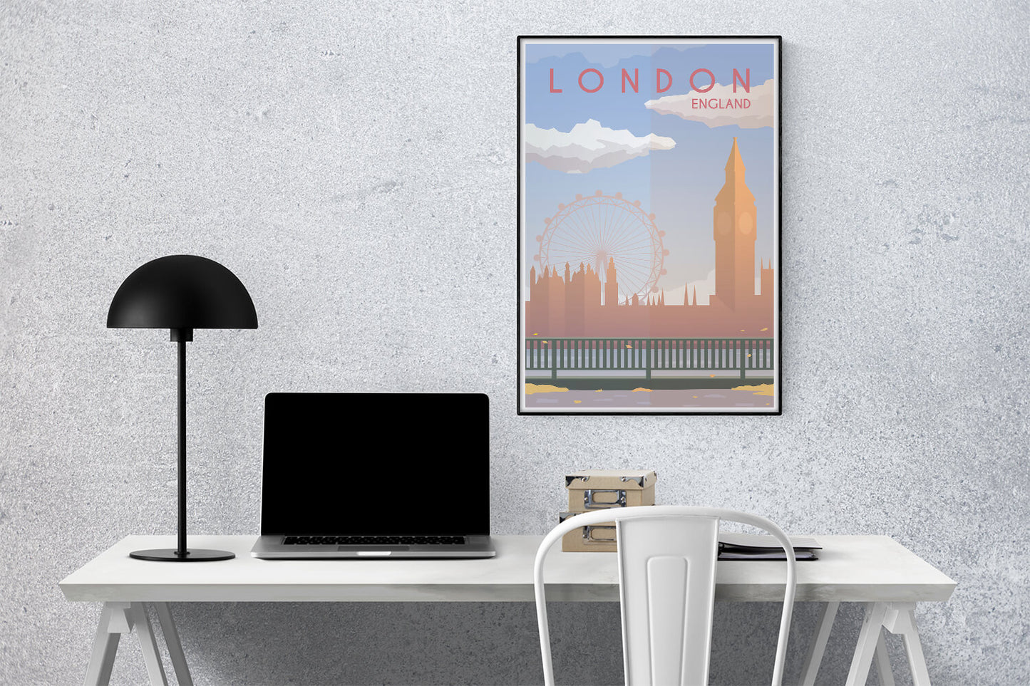 London Skyline Travel Art Print