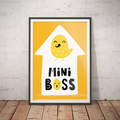 Little Leader - Yellow Scandi Art Print