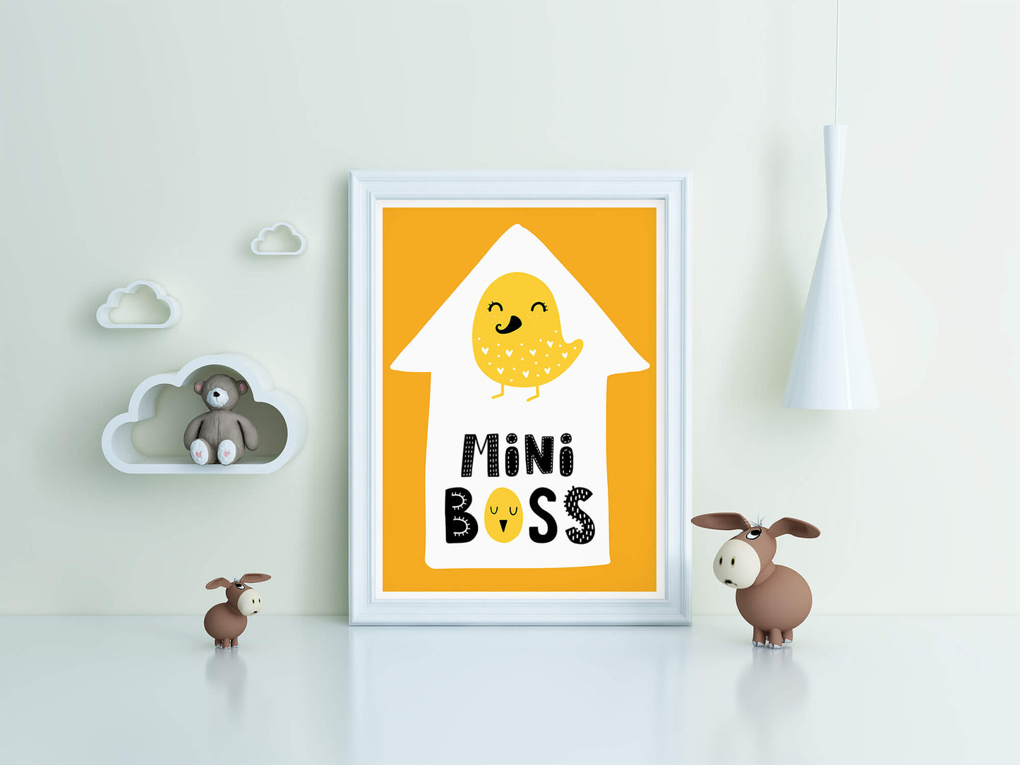 Little Leader - Yellow Scandi Art Print