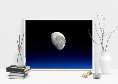 A Night Sky Moon Art Print