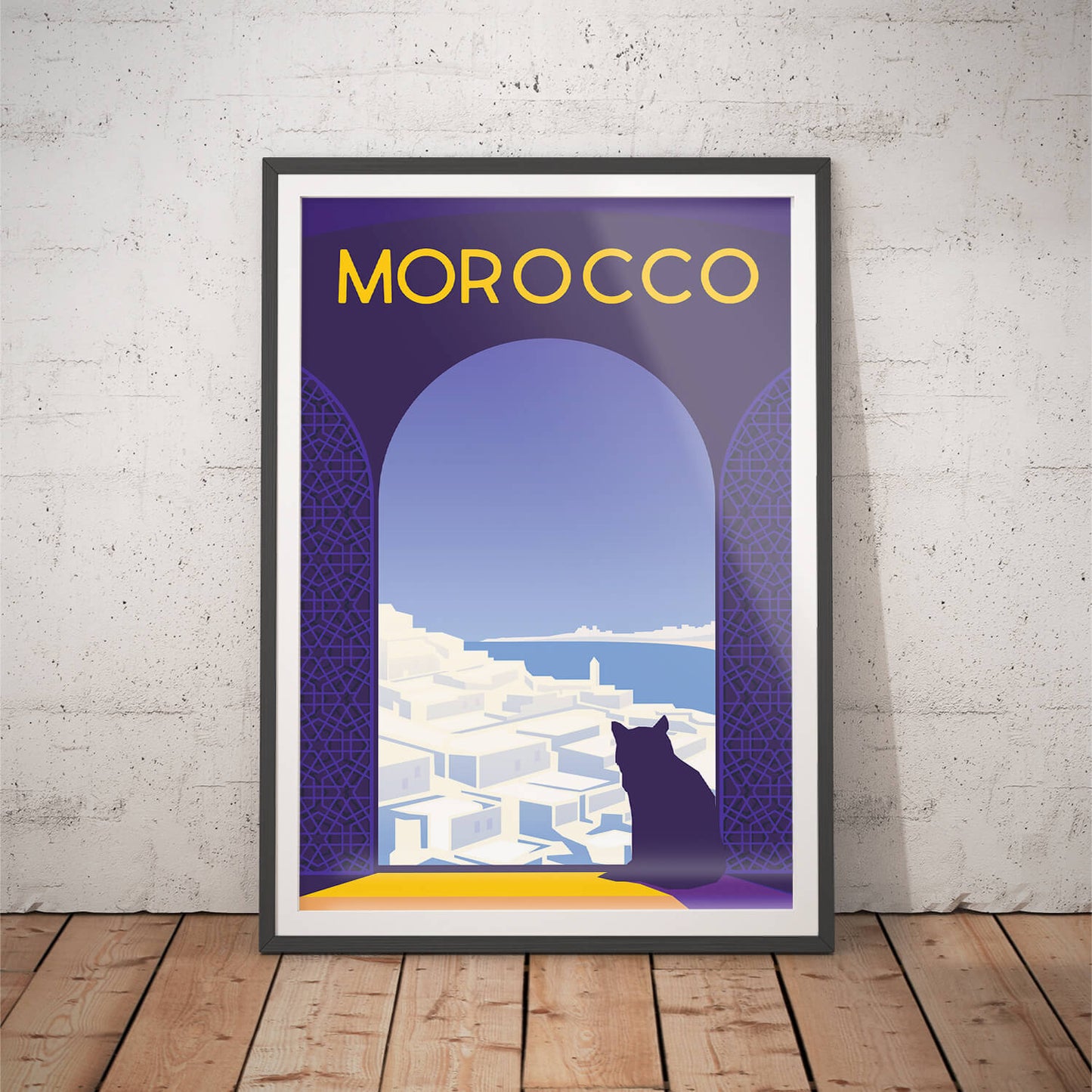 Minimalist Morocco Art Print