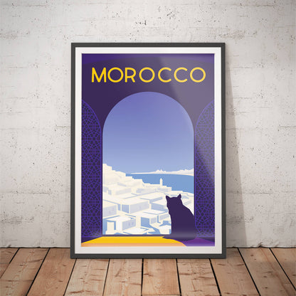 Minimalist Morocco Art Print