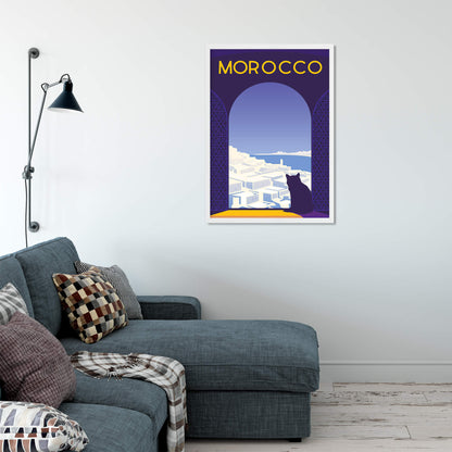 Minimalist Morocco Art Print