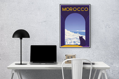 Minimalist Morocco Art Print