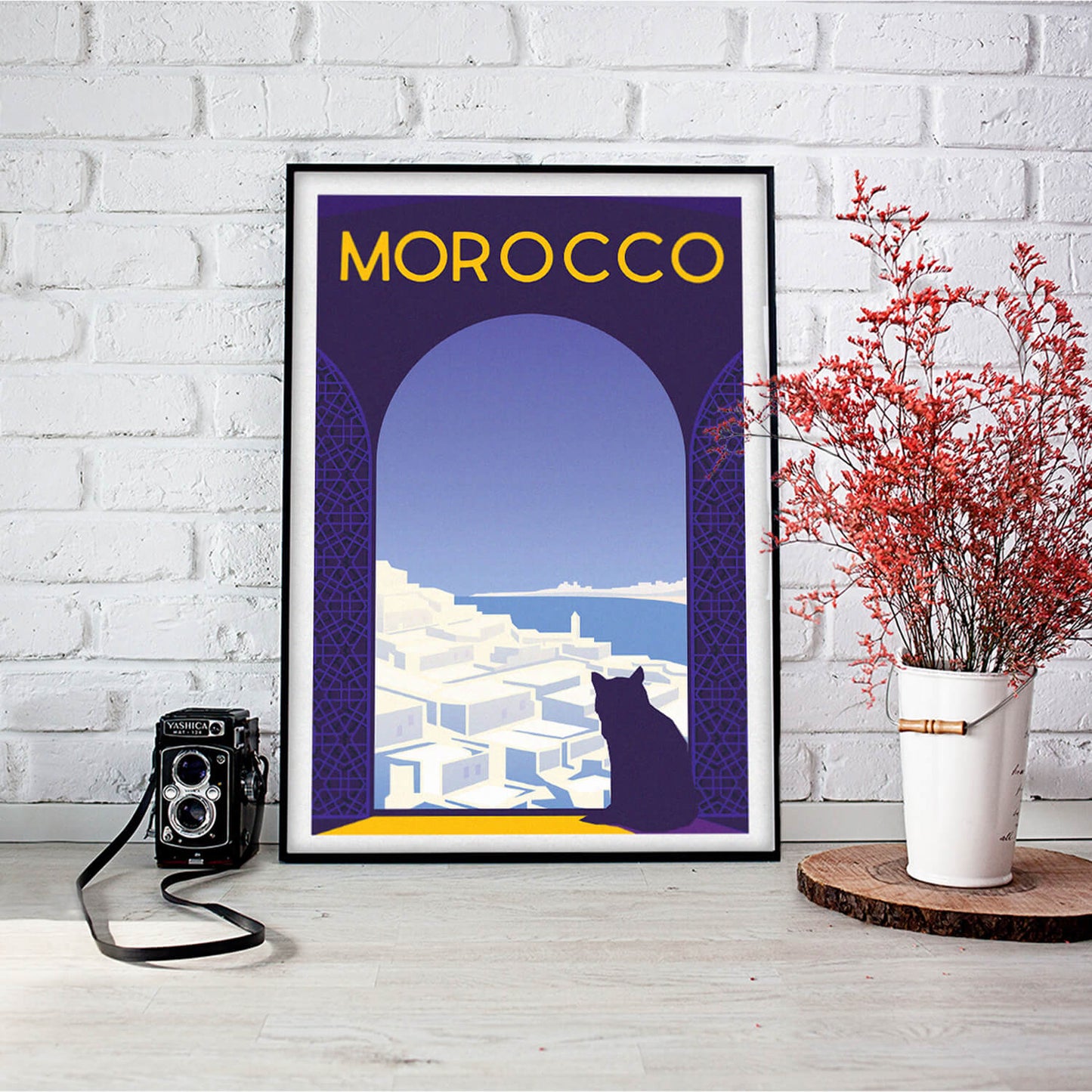 Minimalist Morocco Art Print