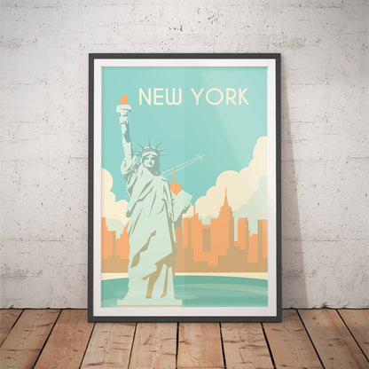 Minimalist New York Art Print