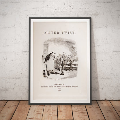 Oliver Twist Book Cover Art Print