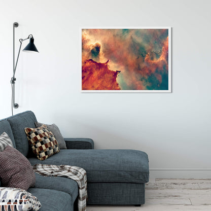 Stellar Nursery Orange Nebula Art Print