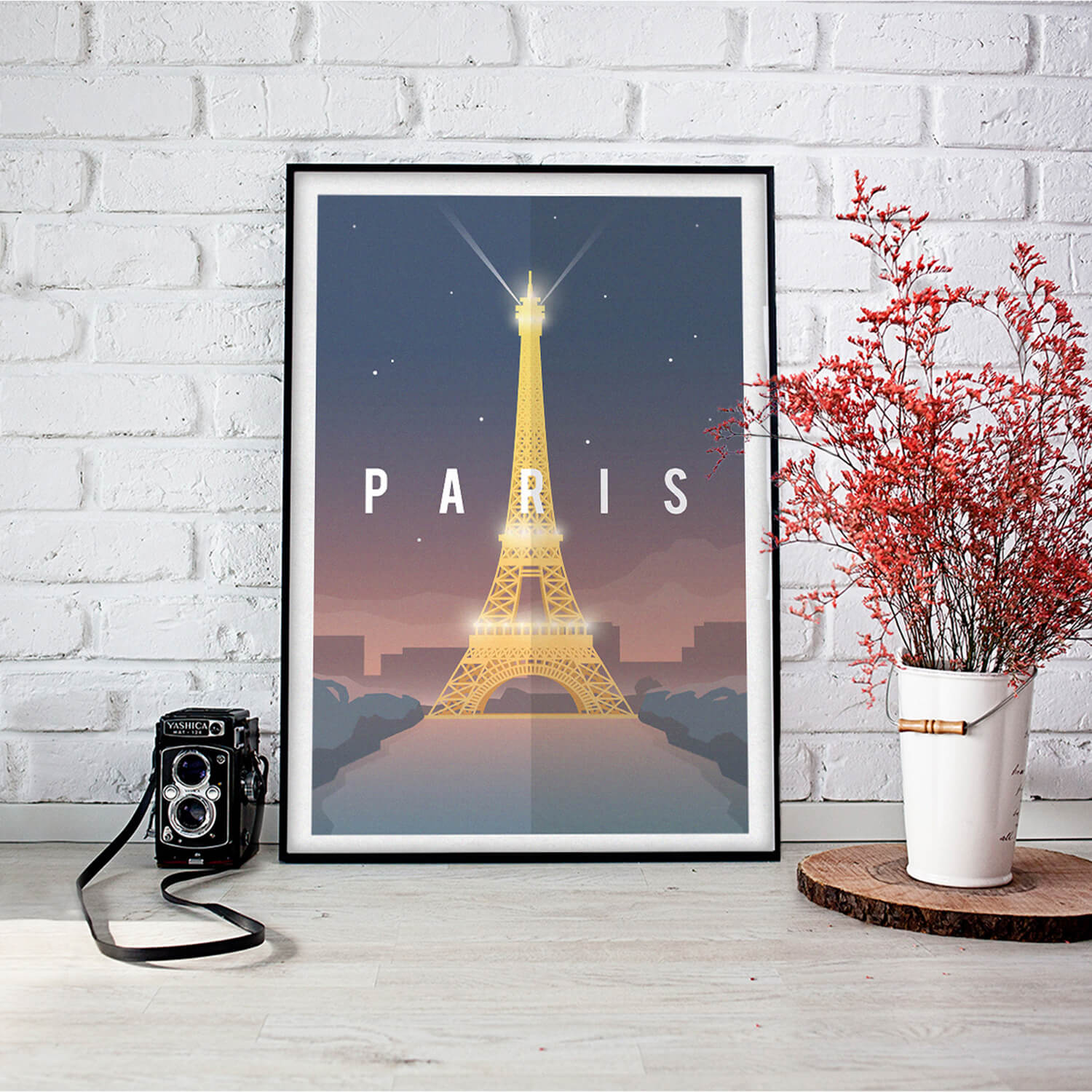Paris Travel Poster – Dare to Dream Prints