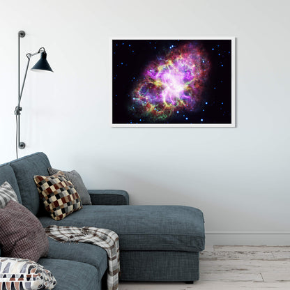 Pink Butterfly Nebula Art Print