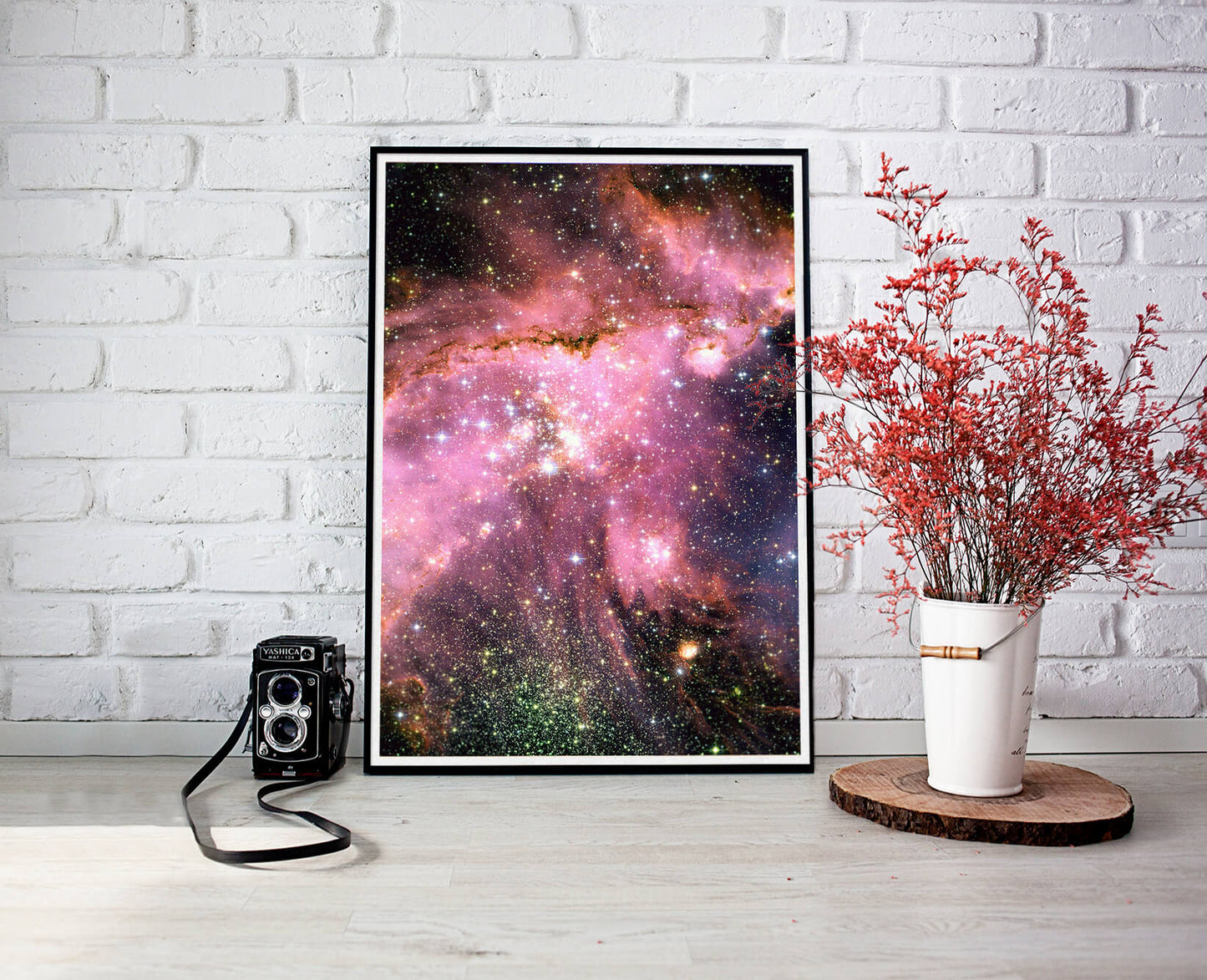 Pink Orion Nebula Art Print