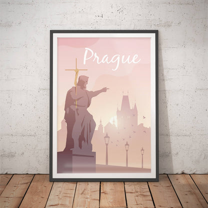 Prague Cityscape Art Print