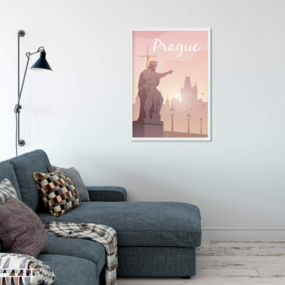 Prague Cityscape Art Print