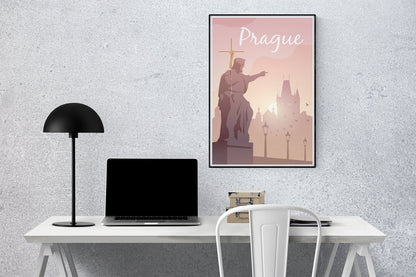 Prague Cityscape Art Print