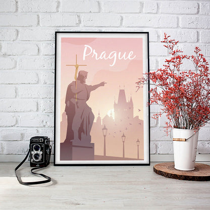 Prague Cityscape Art Print