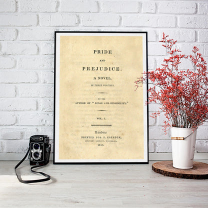 Jane Austen's Pride and Prejudice Art Print