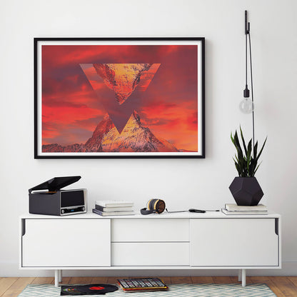 Crimson Peak Abstract Art Print