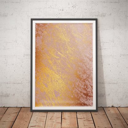 Radiant Rifts - Chic Marble Art Print