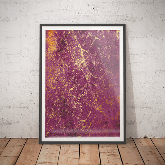 Golden Ruby Art Print