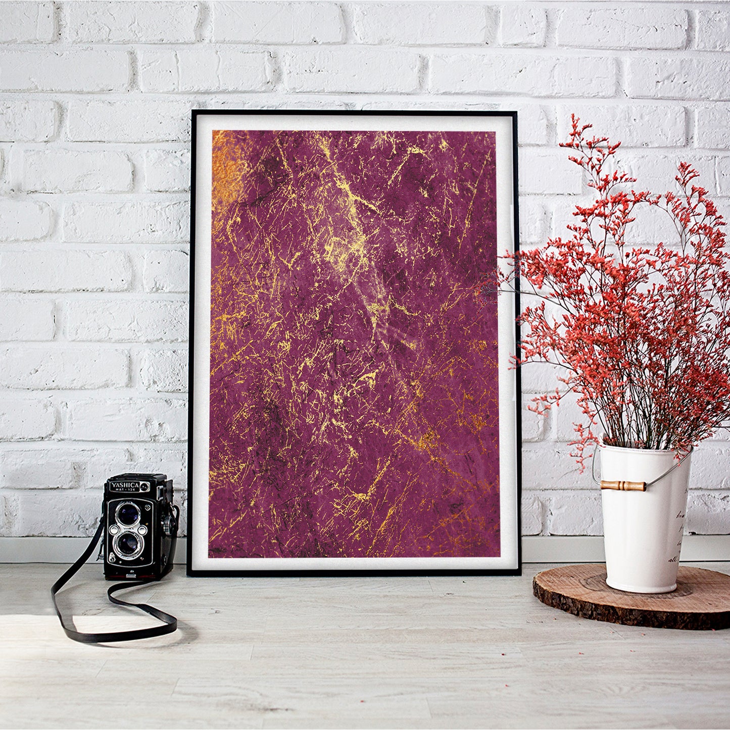 Golden Ruby Art Print