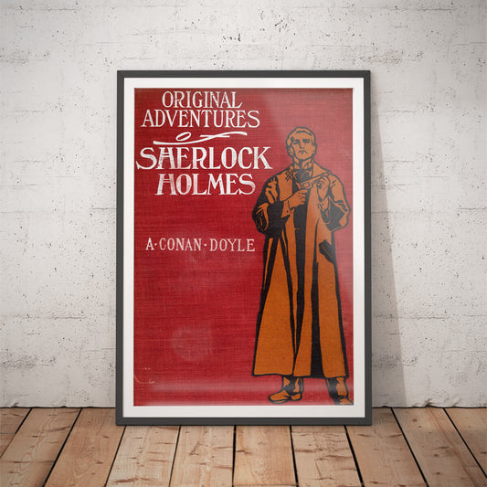 Sherlock Holmes Book Cover Art Print
