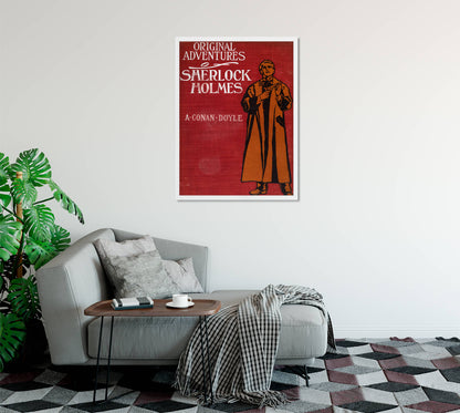 Sherlock Holmes Book Cover Art Print