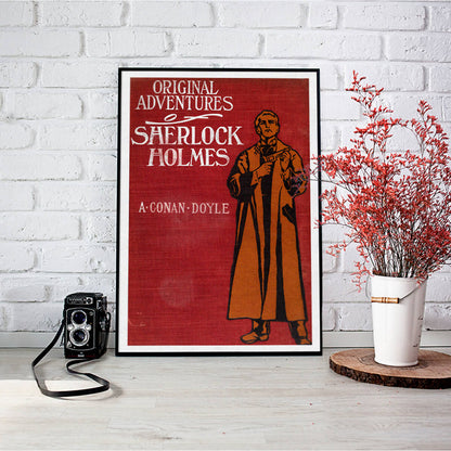 Sherlock Holmes Book Cover Art Print