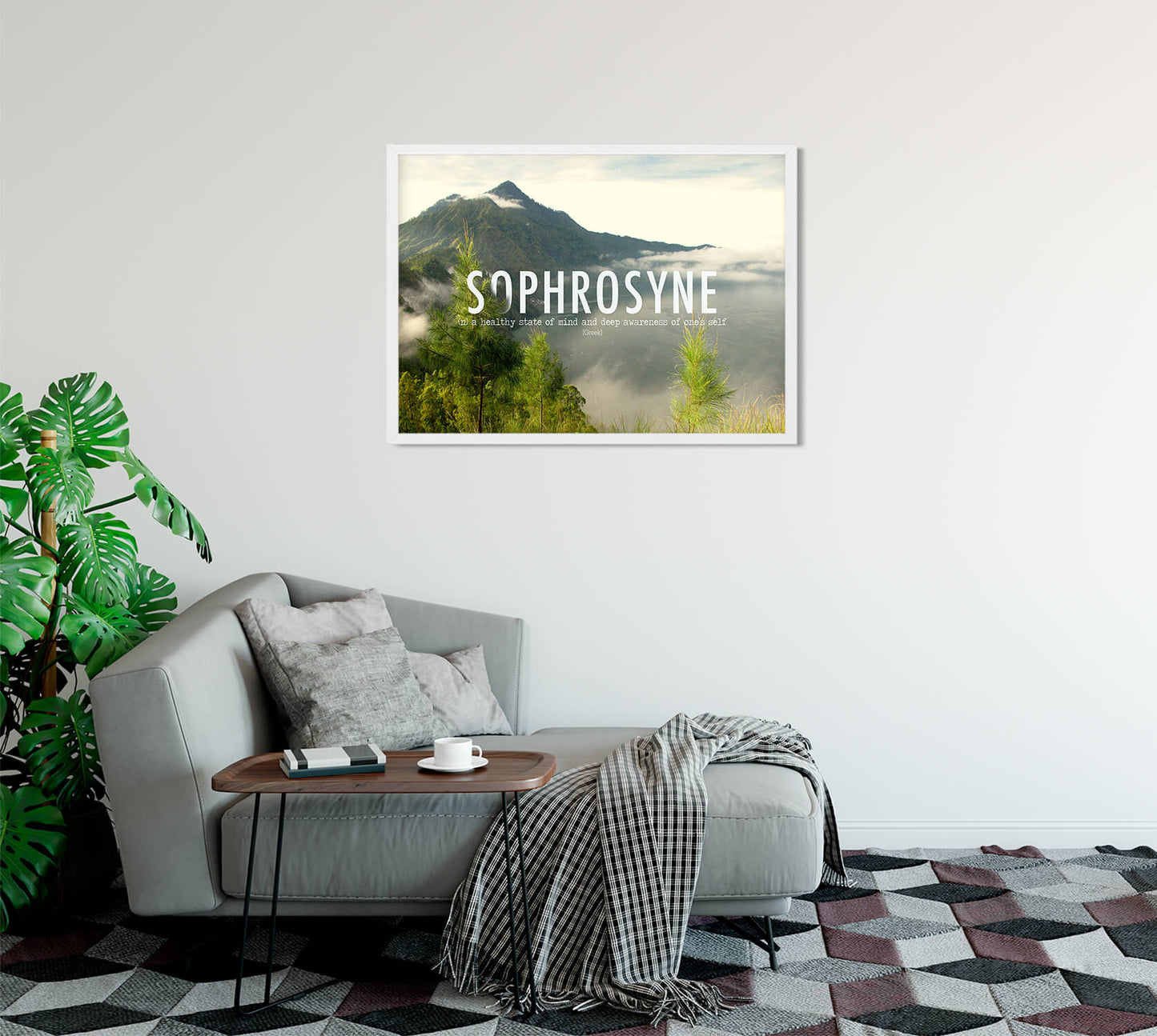 Sophrosyne Beautiful Word Art Print