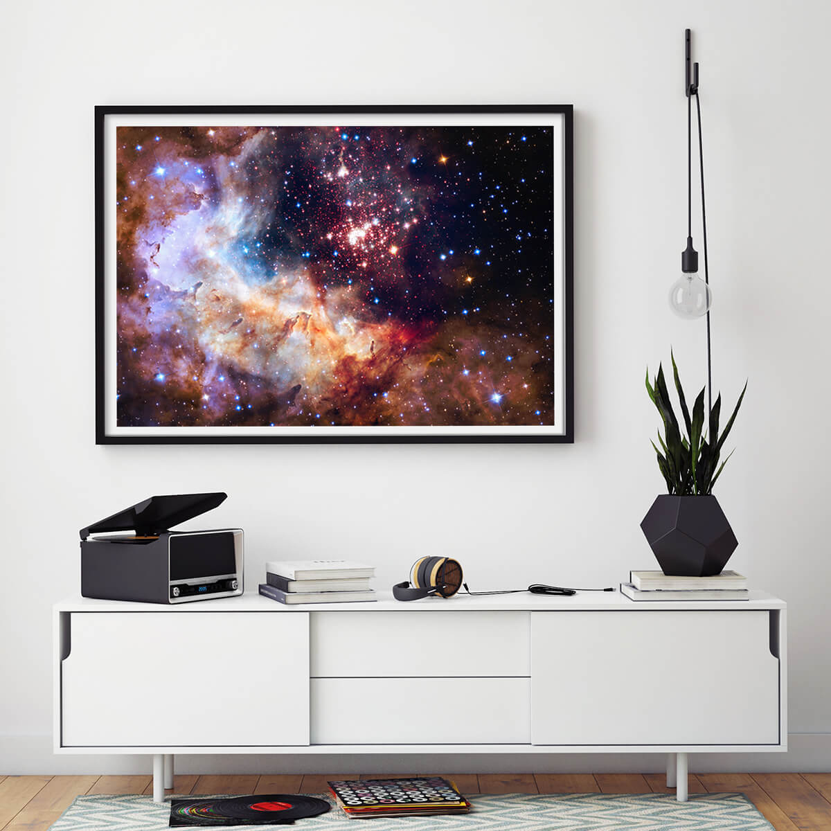 Cosmic Nebula Symphony Art Print