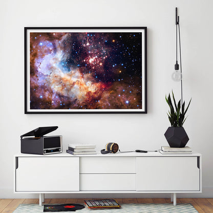 Cosmic Nebula Symphony Art Print