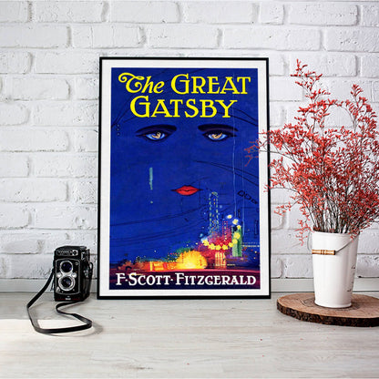 Gatsby Book Cover Art Print