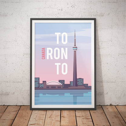 Toronto Skyline Art Print