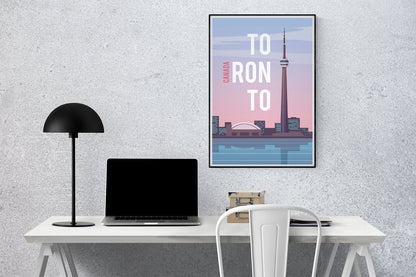 Toronto Skyline Art Print