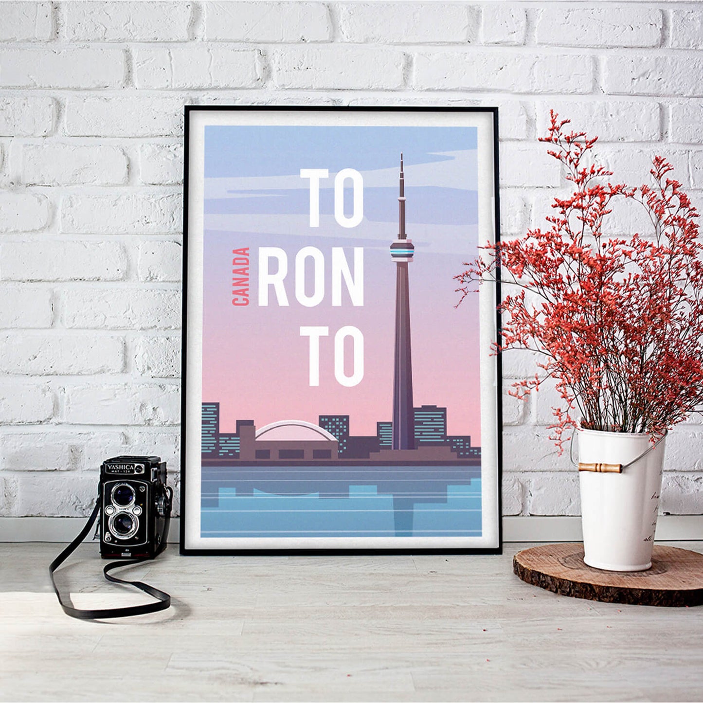 Toronto Skyline Art Print