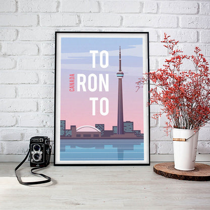 Toronto Skyline Art Print